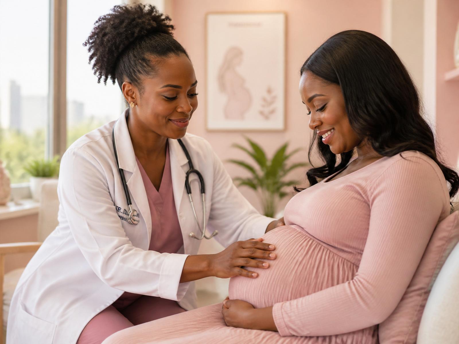 Consultation bienveillante avec une future maman